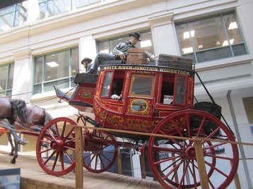 Stagecoach exhibit National Postal Museum