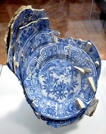17th century Delft pottery