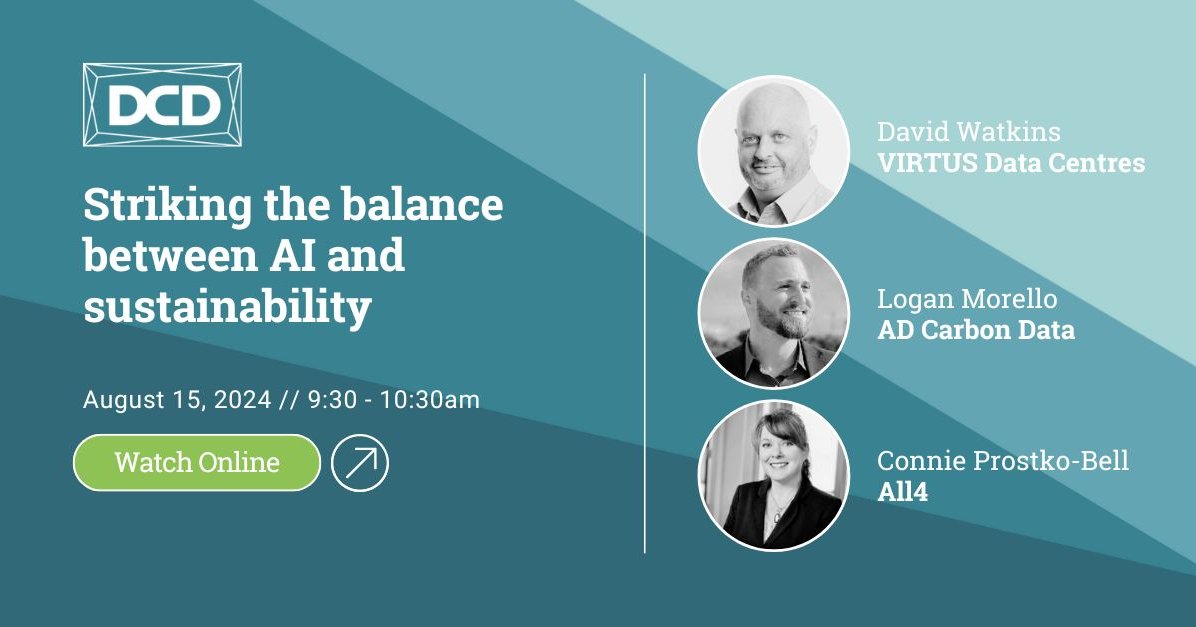 Striking the balance between AI and sustainability - DCD