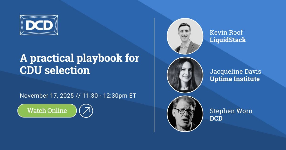 A practical playbook for CDU selection - DCD