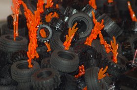 Lego Tire Fire