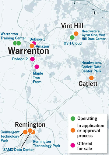 Fauquier County data center applications