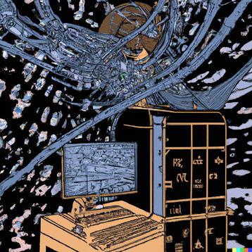 98 OpenAI DALL·E 2 - A supercomputer studying dark matter, ukiyo-e art 2.png