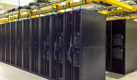 A data center in Virginia with AMD's SeaMicro SM15000 servers