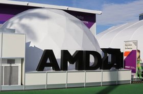 AMD booth at Consumer Electronics Show 2014. Source: AMD's Facebook page