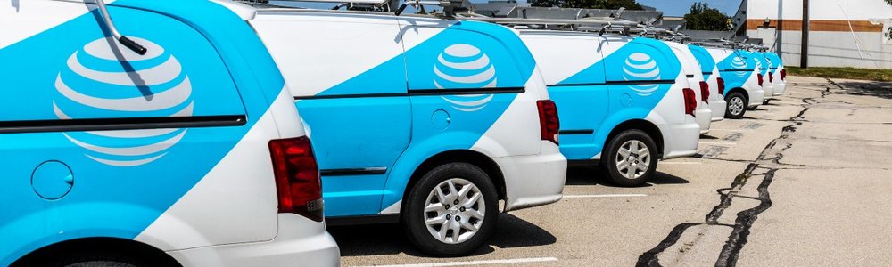 AT&T work vans
