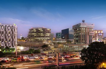 Accra cityscape, Ghana