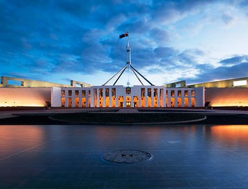 Parliament House in Canberra: Australia's government has signed its first data center panel contracts. Image courtesy of the Creative Commons