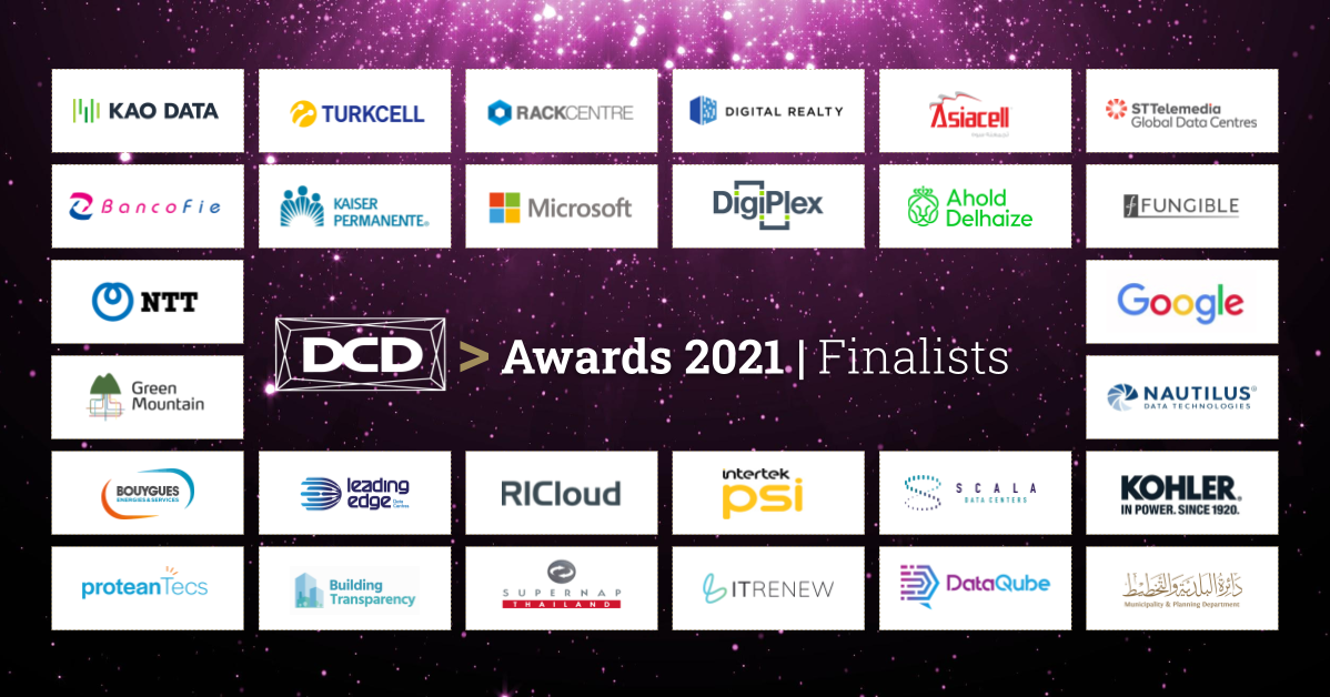 DCD Awards 2021 shortlist announced! DCD