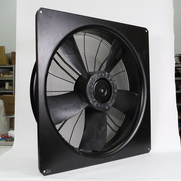 Axial fan with mounting frame