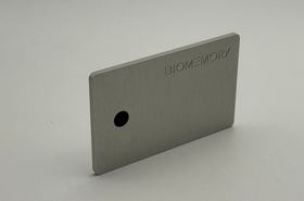 Biomemory DNA data storage card