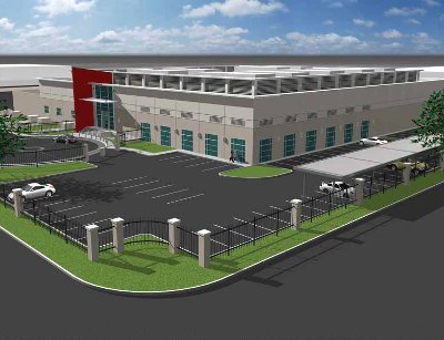 Rendering of Telecom Real Estate ServicesÔÇÖ future Block Data Center in Las Vegas