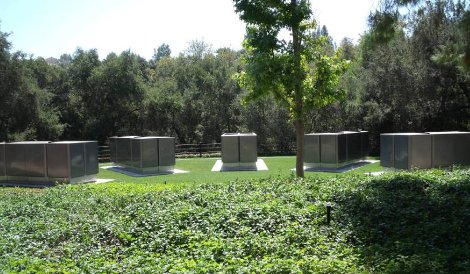 Bloom Energy fuel-cell installation at a Bank of America campus