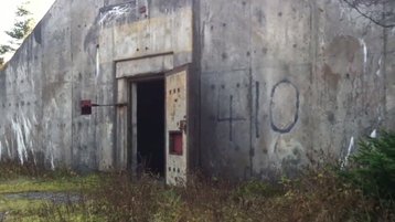 One of the bunkers at the Andrew Air Force Base