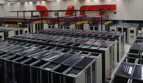 CERN's main data center on the Swiss/French border
