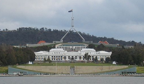Canberra: Home to Australia's government. Image courtesy of the Creative Commons