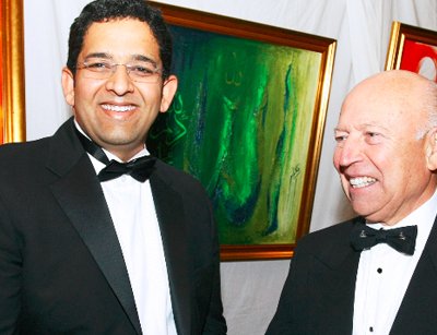 Dr Sarfaraz Alam CEO TEXPO with Ted Reddicliffe, Chairman of Cannon Technologies