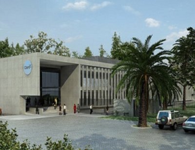A rendering of the Carlos data center being built by America Movil