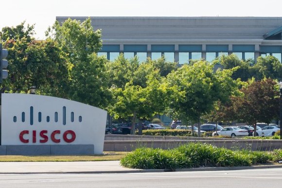 Cisco headquarters sign