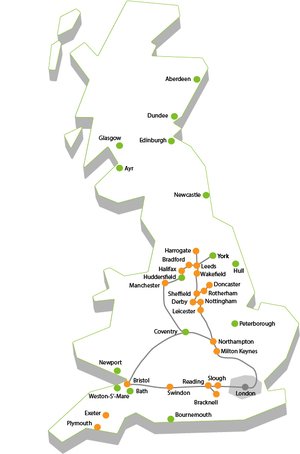 CityFibre: major metro footprint post-acquisition