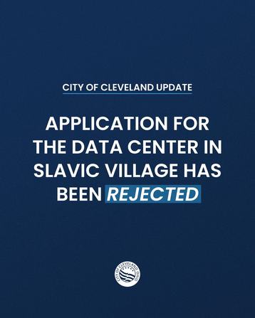 Cleveland Ohio data center rejection image