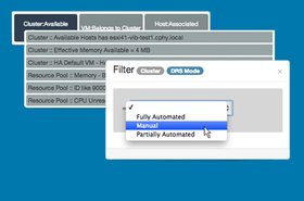 Examples of cards in CloudPhysics' software