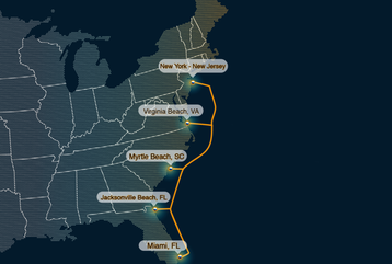 Confluence networks eastern seaboard subsea fiber network