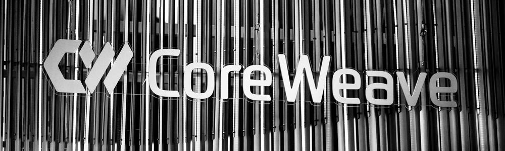 CoreWeave logo at Nvidia GTC