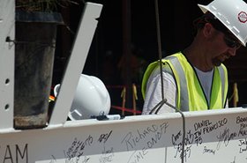 During construction of CyrusOne's Chandler, Arizona, data center