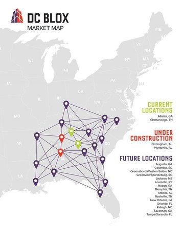 DC Blox network map