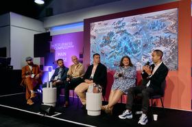 (L-R): Seb Moss, DCD; Giorgio Sbriglia, Terakraft AI; Rob Reid, Zayo Europe; Brian Burns, PwC; Amanda Brock, OpenUK; Chris Yiu, Meta