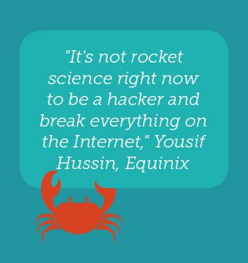 DDoS crab Yousif Hussin