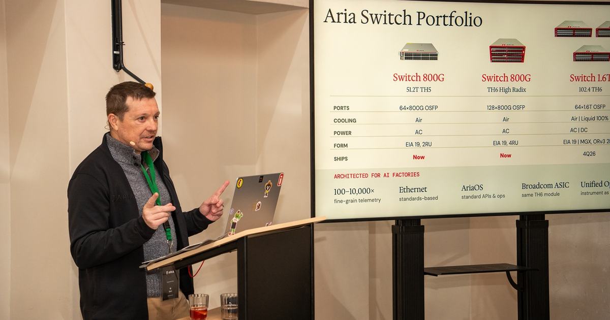 Meet Aria: The startup taking on networking giants to emulate Arista