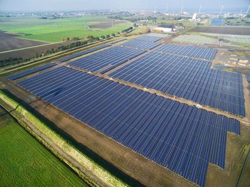 Delfzijl solar farm, Netherlands