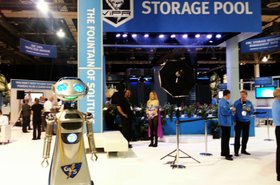 On the show floor at EMC World 2013 in Las Vegas