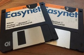 Easynet floppy discs, 1994