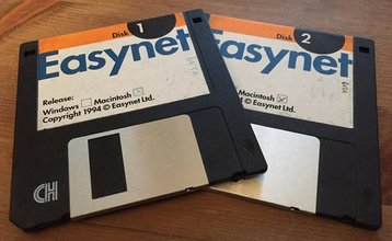 Easynet floppy discs, 1994