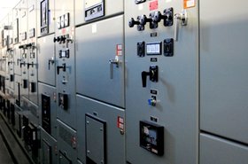 Electrical gear in a data center