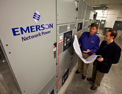 Emerson switchgear installed in a data center