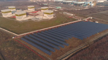 Enerray's solar plant, built alongside Eni's Green Data Center