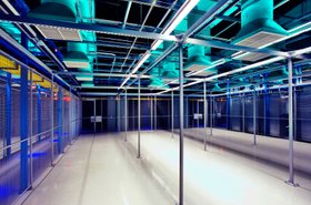 In a data hall of one of Equinix's Washington DC data centers. Image courtesy of Equinix.