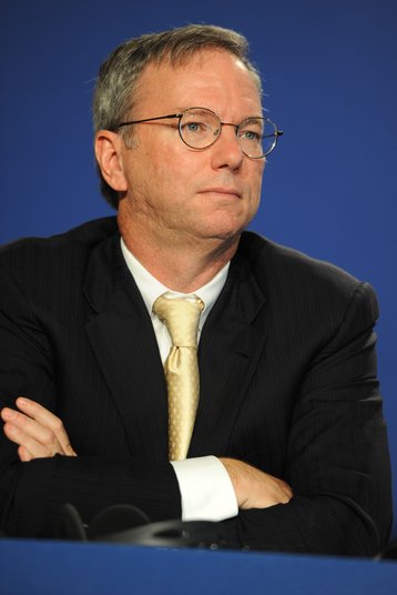 Eric Schmidt at the 37th G8 summit in Deauville