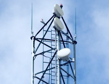 An Ericsson satellite tower. Image courtesy of Ericsson.
