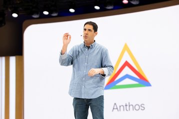 Eyal Manor, VP of Engineering at Google Cloud, speaking at Google Cloud Next 2019