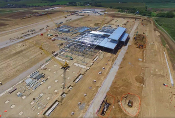 Facebook's Papillion data center being built