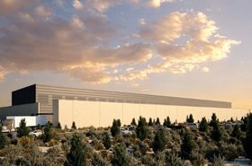 A rendering of Facebook's data center in Prineville, Oregon. Image courtesy of Facebook.