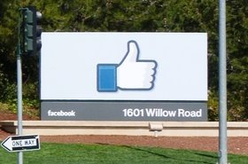 Facebook's headquarters in Menlo Park. Image courtesy of the Creative Commons.