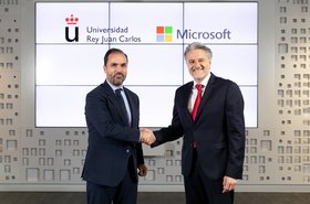 Firma URJC-Microsoft - Rector de URJC y Presidente de Microsoft
