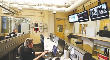 FirstLight Hampshire data center control room