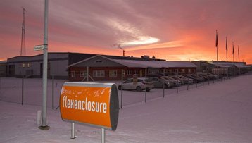 Flexenclosure's existing production facility in Vara, Sweden